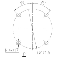 GRUPO COMER (9.199.000.20) 045CV 540rpm RATIO [1:3] LF-199A 3 EJES (H-HEX.Ø41 H-HEX.Ø41 ESTRIADO)
