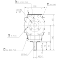 GRUPO COMER (9.312.730.00) 062CV 540rpm RATIO [1:3] T-312A 3 EJES (2x1"3/8z6 Ø33 )