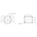 GRUPO COMER (9.312.730.00) 062CV 540rpm RATIO [1:3] T-312A 3 EJES (2x1"3/8z6 Ø33 )
