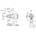 MOTOR WHITE OMM-040 COD:151G0279 EJE Ø16mm TOMAS LATERALES
