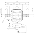 GRUPO COMER (9.310.703.00) 030CV 540rpm RATIO [1:3] T-310A 3 EJES (2x1"3/8z6 Ø33 )