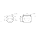 GRUPO COMER (9.310.703.00) 030CV 540rpm RATIO [1:3] T-310A 3 EJES (2x1"3/8z6 Ø33 )