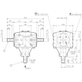 GRUPO COMER (9.269.054.00) 105CV 540rpm RATIO [1:1.41] T-269B 3 EJES (1"3/4z6 2x1"3/8z6)