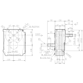 GRUPO COMER (9.603.203.00) 085CV 540rpm RATIO [1:1] A-4A 2 EJES (2x1"3/8z6)