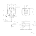 GRUPO COMER (9.267.507.00) 055CV 540rpm RATIO [1:1] TB-27C 3 EJES (1"3/8z6 2xH-HEX.Ø36,2)