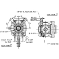 GRUPO COMER (9.261.812.30) 040CV 540rpm RATIO [1.46:1] TLZ-21J 2 EJES (1"3/8z6 MANGON L-0600)