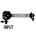 GRUPO COMER (9.261.812.30) 040CV 540rpm RATIO [1.46:1] TLZ-21J 2 EJES (1"3/8z6 MANGON L-0600)