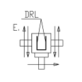 GRUPO COMER (9.312.795.10) 062CV 540rpm RATIO [1:3] T-312A 3 EJES (2x1"3/8z6 Ø33 ) 2 RUEDA LIBRE