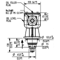 GRUPO COMER (9.205.809.00) 030CV 540rpm RATIO [1:1.92] LF-205J 3 EJES (2x1"3/8z6 ESTRIADO)