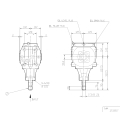 GRUPO COMER (9.262.013.10) 082CV 540rpm RATIO [1.93:1] TB-22C 3 EJES (1"3/8z6 2xH-HEX.Ø50,2)