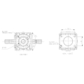 GRUPO COMER (9.310.870.30) 030CV 540rpm RATIO [1:3] T-310J 3 EJES (2x1"3/8z6 Ø33 ) RUEDA LIBRE