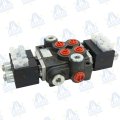 DISTRIBUIDOR ELECTRICO 050L 12v 2 ELEMENTOS DOBLE EFECTO (A/B-3/8")-(P/T-1/2")
