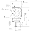 GRUPO COMER (9.312.756.20) 062CV 540rpm RATIO [1:3] T-312A 2 EJES (1"3/8z6 Ø33 ) RUEDA LIBRE