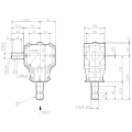 GRUPO COMER (9.281.027.10) 023CV 540rpm RATIO [1:1] T-281A 2 EJES (1"3/8z6 Ø30 )