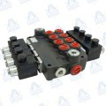 DISTRIBUIDOR ELECTRICO 080L 12v 4 ELEMENTOS DOBLE EFECTO (A/B/P-1/2")-(T-3/4")