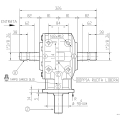 GRUPO COMER (9.311.645.00) 050CV 540rpm RATIO [1:3] T-311A 3 EJES (2x1"3/8z6 Ø33 ) 2 RUEDA LIBRE