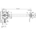 GRUPO COMER (9.261.813.30) 040CV 540rpm RATIO [1.46:1] TLZ-21J 2 EJES (1"3/8z6 MANGON L-0700)