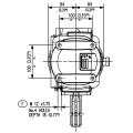 GRUPO COMER (9.261.813.30) 040CV 540rpm RATIO [1.46:1] TLZ-21J 2 EJES (1"3/8z6 MANGON L-0700)