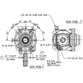 GRUPO COMER (9.261.813.30) 040CV 540rpm RATIO [1.46:1] TLZ-21J 2 EJES (1"3/8z6 MANGON L-0700)