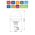 FARO ROTATIVO LED VARILLA FLEXIBLE 12-24V 24W 8LED IP56 ADVENTURE MOD: CA8084
