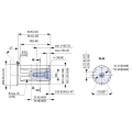 MOTOR WHITE OMPX-315 COD:151-0637 EJE ESTRIADO 1" Z6 TOMAS LATERALES
