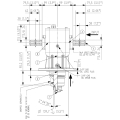 GRUPO COMER (9.140.881.00) 060CV 540rpm RATIO [1:1] LF-140J 3 EJES (2x1"3/8z6 ESTRIADO)