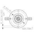 GRUPO COMER (9.140.881.00) 060CV 540rpm RATIO [1:1] LF-140J 3 EJES (2x1"3/8z6 ESTRIADO)