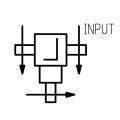 GRUPO COMER (9.140.881.00) 060CV 540rpm RATIO [1:1] LF-140J 3 EJES (2x1"3/8z6 ESTRIADO)