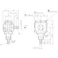GRUPO COMER (9.262.022.10) 085CV 540rpm RATIO [1:2.42] T-22A 2 EJES (2x1"3/8z6)