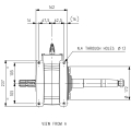GRUPO COMER (9.721.432.20) 65/48CV 540rpm RATIO [1:4.5/1:3.6] D-21A 2 EJES (1"3/8z6 SEGÚN PLANO)