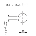 GRUPO COMER (9.312.705.10) 085CV 1000rpm RATIO [1:3] TV-312H 3 EJES (1"3/8z6 Ø40 1"3/8z21)