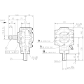 GRUPO COMER (9.304.754.20) 050CV 540rpm RATIO [1:3] T-304A 2 EJES (1"3/8z6 Ø35) RUEDA LIBRE