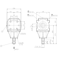 GRUPO COMER (9.278.019.10) 050CV 540rpm RATIO [1.6:1] TB-278C 3 EJES (1"3/8z6 2xH-HEX.Ø41,25)