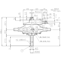 GRUPO COMER (9.791.408.10) 540rpm RATIO [7.2:1] K-791A 9 BRAZOS IZQ (1"3/8z6 Ø35)