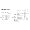 MOTOR DANFOSS WP-160 COD:155160A6312 EJE Ø25mm TOMAS LATERALES