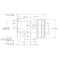 MOTOR DANFOSS XCEL XLS-245 (OMR-245) COD:036-0521-003 EJE Ø25mm TOMAS LATERALES