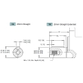 MOTOR DANFOSS XCEL XLS-245 (OMR-245) COD:036-0521-003 EJE Ø25mm TOMAS LATERALES