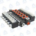 DISTRIBUIDOR ELECTRICO 050L 12v 6 ELEMENTOS DOBLE EFECTO (A/B-3/8")-(P/T-1/2")
