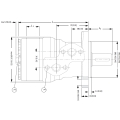 MOTOR HIVALL OMR-250 EJE Ø32mm TOMAS LATERALES BRIDA 4 TALAD