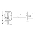 GRUPO COMER (9.275.222.00) 082CV 540rpm RATIO [1.93:1] TLZ-275A 2 EJES (1"3/8z6 MANGON L-1250)