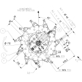 GRUPO COMER (9.797.101.00) 540rpm RATIO [9.2:1] K-797T 11 BRAZOS DER (1"3/8z6 Ø40)