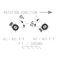 GRUPO COMER (9.795.112.00) 540rpm RATIO [9.2:1] K-795 13 BRAZOS IZQ (1"3/8z6 Ø40)