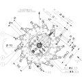 GRUPO COMER (9.795.113.00) 540rpm RATIO [9.2:1] K-795 13 BRAZOS DER (1"3/8z6 Ø40)