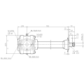 GRUPO COMER (9.292.013.00) 065CV 540rpm RATIO [1.86:1] TLZ-292A 2 EJES (1"3/8z6 MANGON L-0700)
