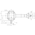 GRUPO COMER (9.292.013.00) 065CV 540rpm RATIO [1.86:1] TLZ-292A 2 EJES (1"3/8z6 MANGON L-0700)