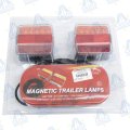 KIT PILOTO TRASERO CUADRADO LED 4 FUNCIONES CON IMAN + CABLE 2,5m/7,5m + CLAVIJA 7 PINES MOD: CA9553