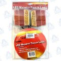 KIT PILOTO TRASERO CUADRADO LED 4 FUNCIONES CON IMAN + CABLE 2,5m/12m + CLAVIJA 7 PINES MOD: CA9554