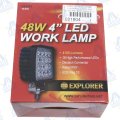 FARO DE TRABAJO LED CUADRADO 4" 4150lm 48W 10-30V IP67 EXPLORER MOD: CA5752