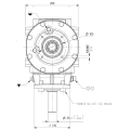 GRUPO COMER (9.312.686.00) 104CV 1000rpm RATIO [1:1.6] T-312A 2 EJES (1"3/8z6 Ø33 )