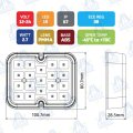 PILOTO TRASERO ANTINIEBLA LED 12-24V MOD: CA7103